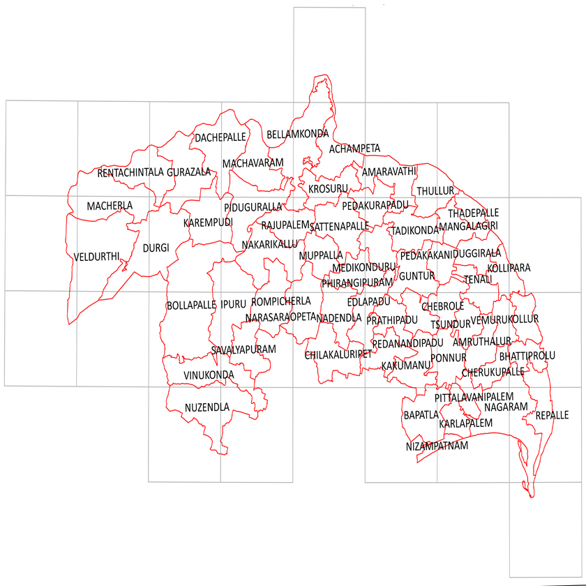 Storm surge inundation map for cyclone with wind speed